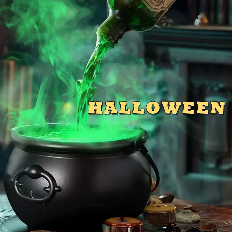 Chaudron de Sorcière Halloween avec Lumière LED