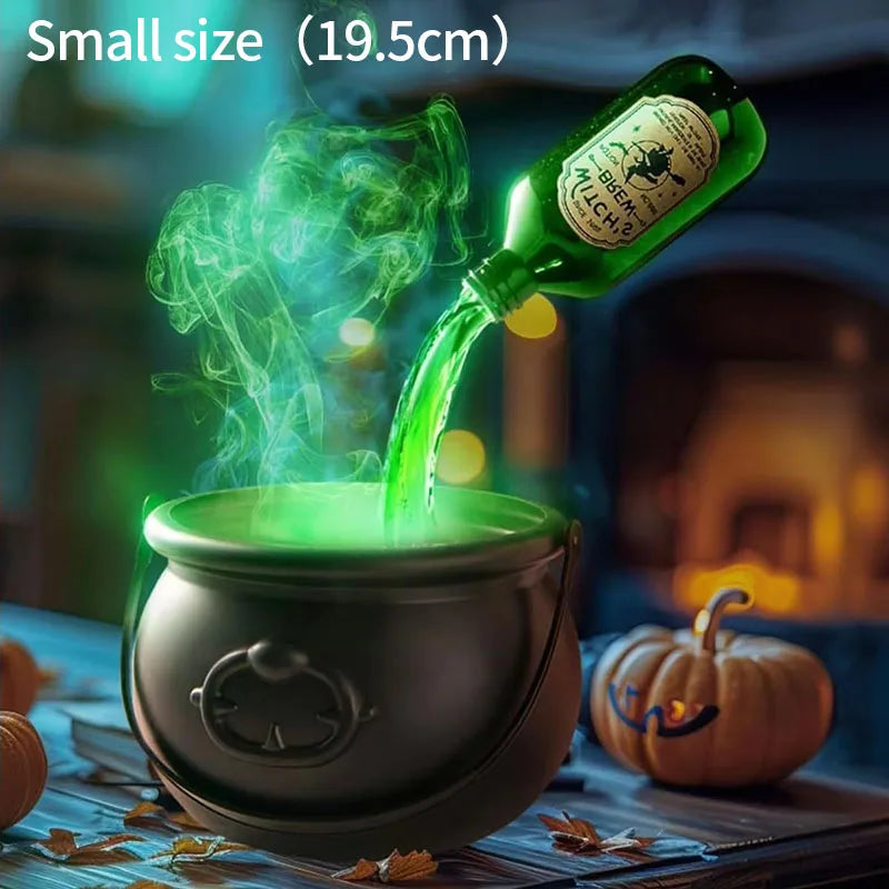 Chaudron de Sorcière Halloween avec Lumière LED