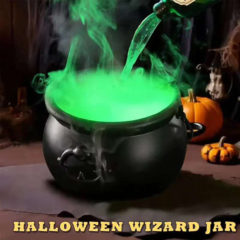 Chaudron de Sorcière Halloween avec Lumière LED
